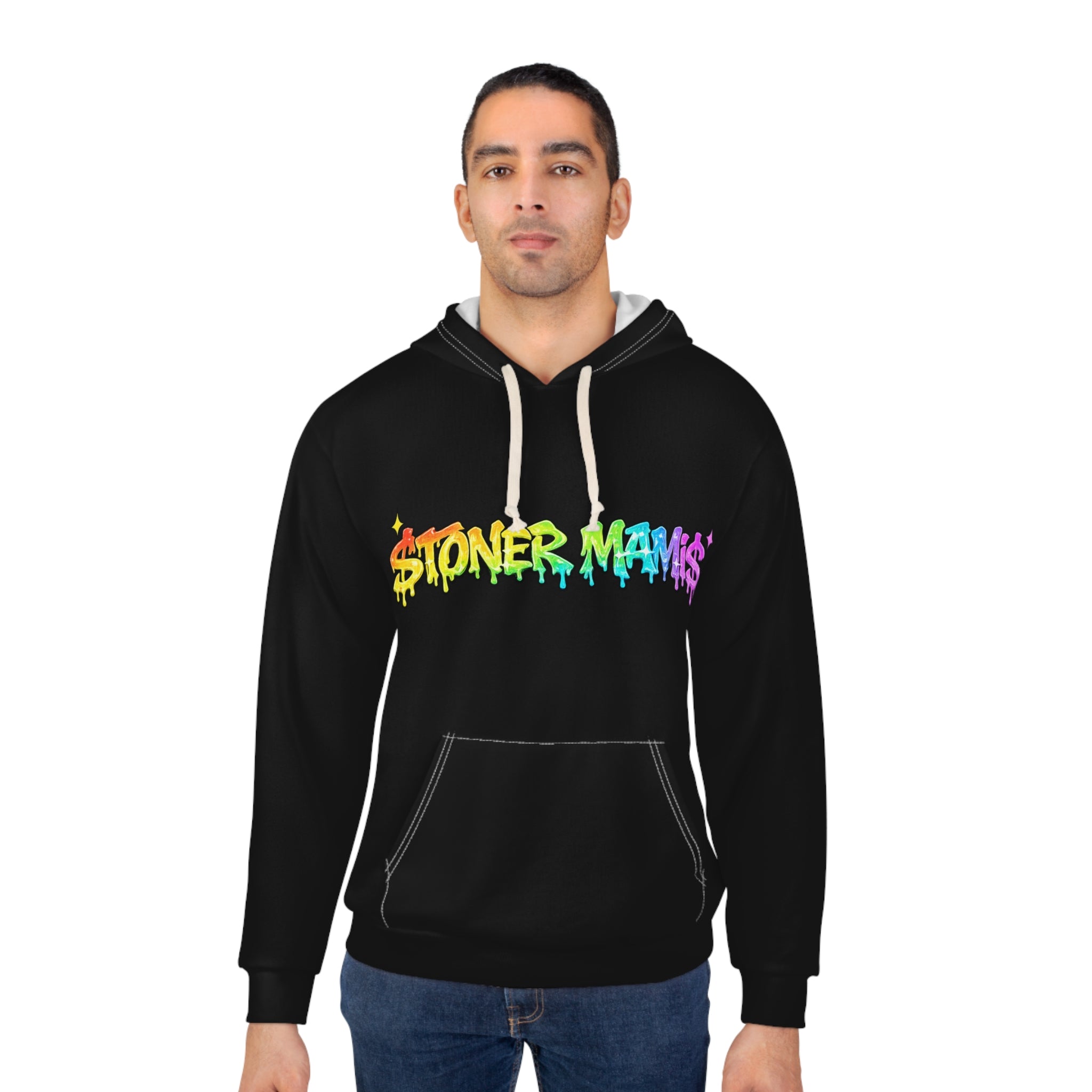 Stoner Mamis™ Trippy Vibes Hoodie – Cozy, Statement Streetwear
