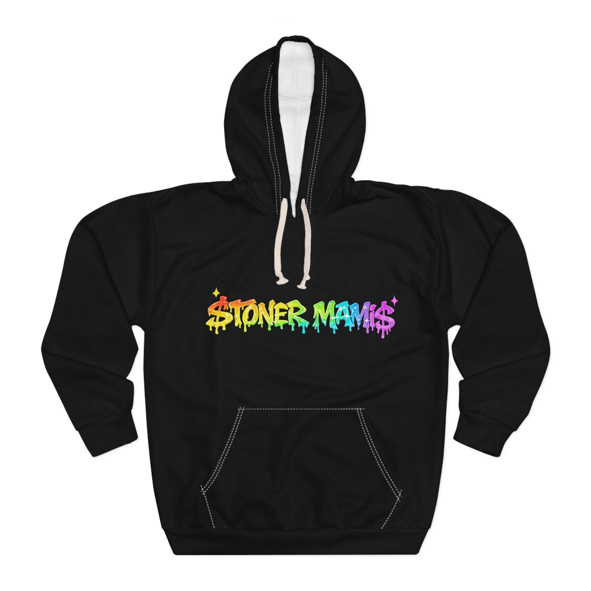 Stoner Mamis™ Trippy Vibes Hoodie – Cozy, Statement Streetwear