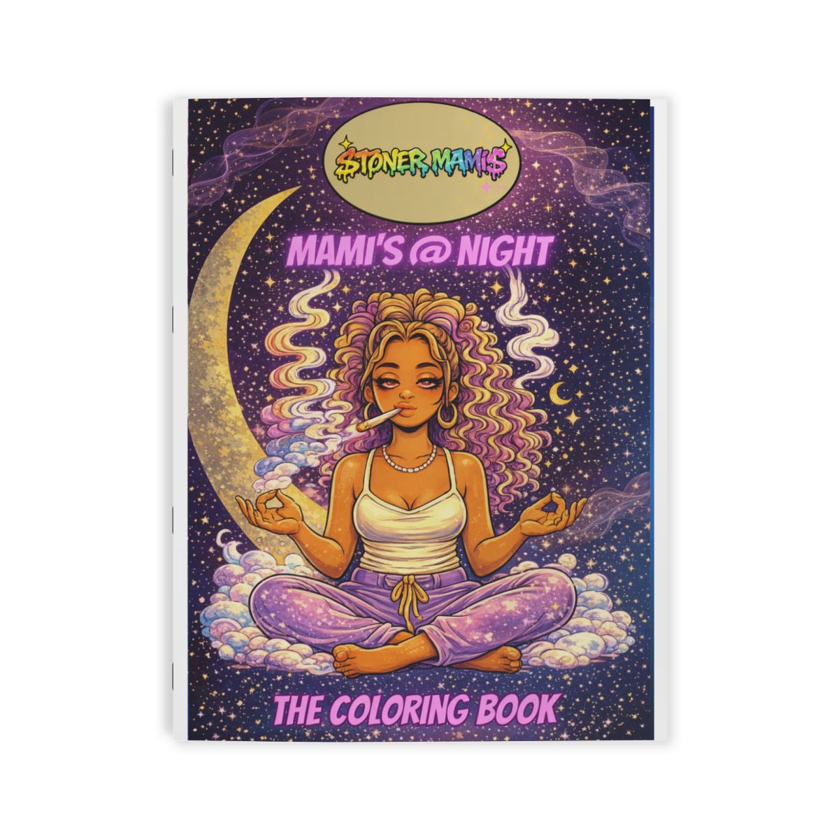 Mami's @ Night Coloring Book for Adults | Stoner Mami's Digital Download